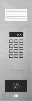 INSPIRO 12S+ Panel domofonowy  (Centrala Slave), do instalacji cyfrowych do 1020 lokali, ACO